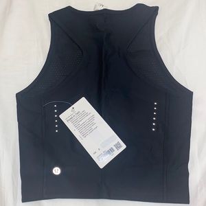 Brand new lululemon size 6 black zoned in tank